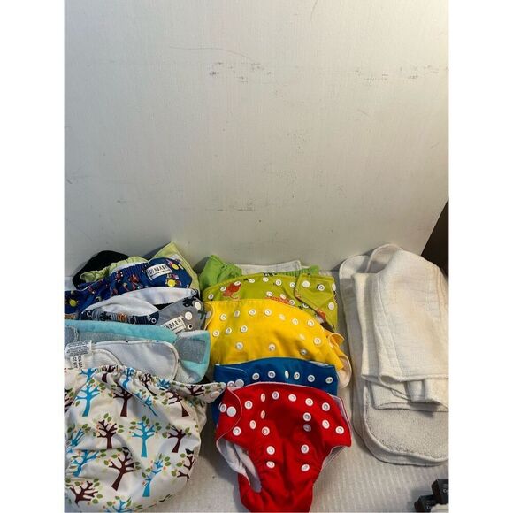 Baby Mystery Mixed cloth diaper lot - Picture 1 of 5
